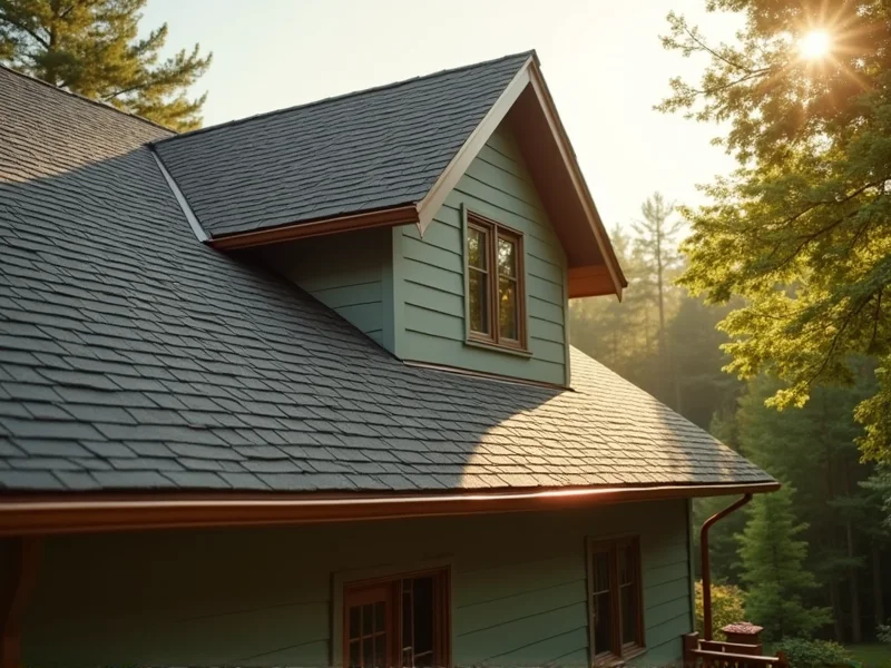 Roof after Oakline's repair, illustrative placeholder